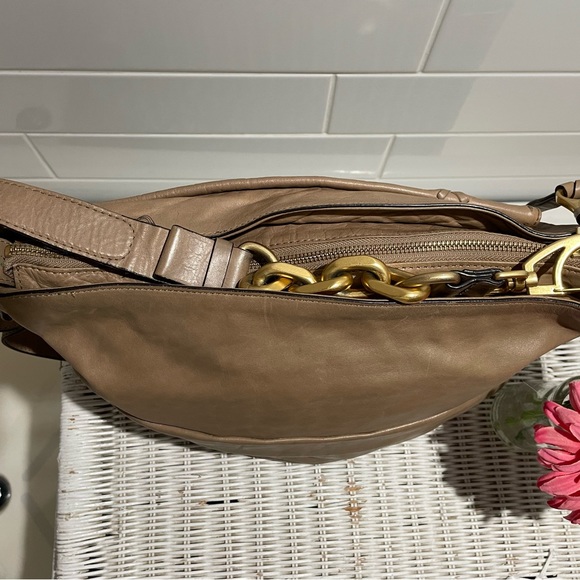 Vintage Tan Leather Juicy Couture purse - Picture 4 of 12